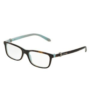 Tiffany square Havana blue eyeglasses